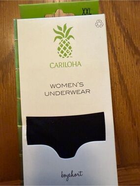 Cariloha Women's Black Boyshort Underwear